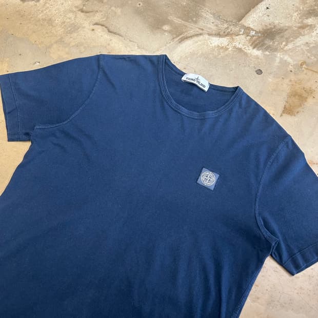 95 스톤아일랜드 네이비 반팔 티셔츠 