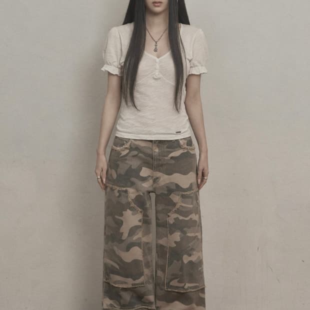 카키포인트 샌드 카모 팬츠 Sand Camo Pants S