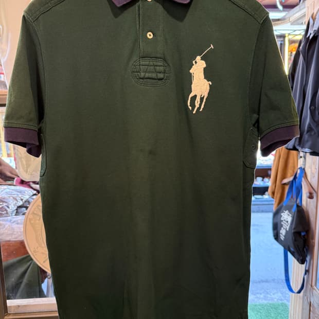 폴로 랄프로렌 빅포니 딥그린 카라티