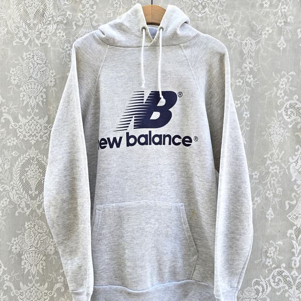 80s 헤인즈 뉴발란스 후드티 (made in usa)