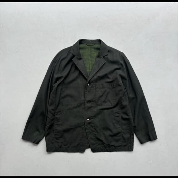 이세이미야케 린넨 리버시블 자켓