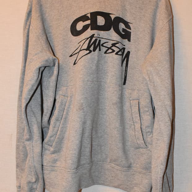 스투시 x CDG 후드 