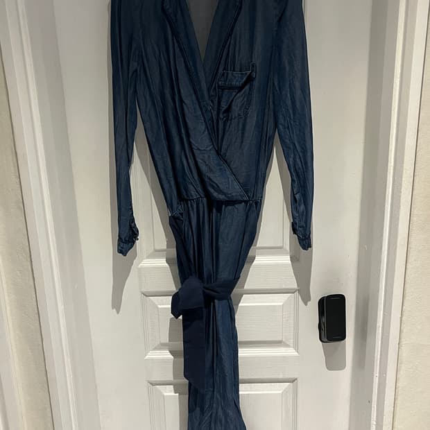 자라 데님점프수트