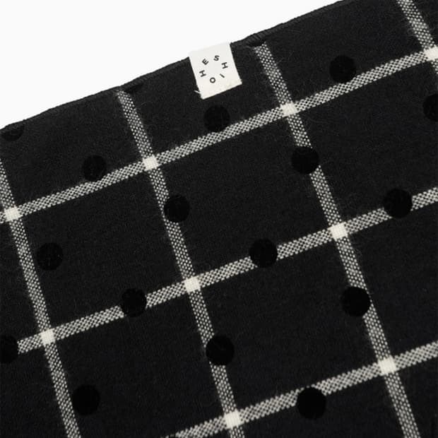 오헤시오 DOT CHECK SCARF 도트 체크 스카프 코이세이오