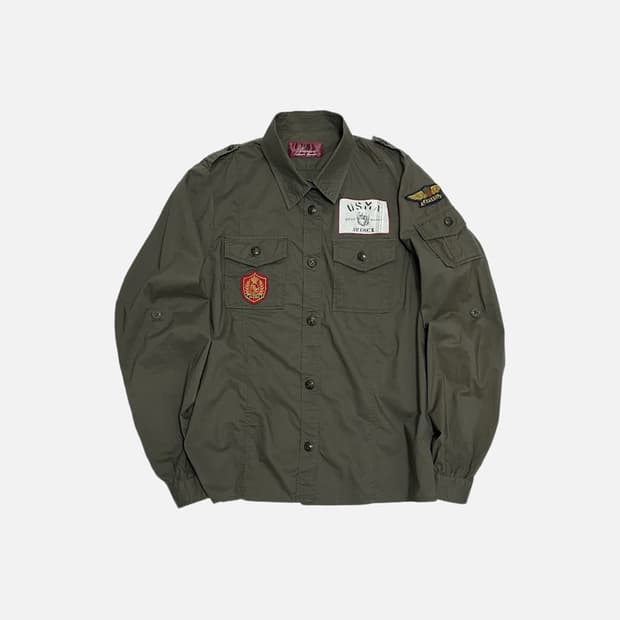 아비렉스 avirex 와펜 밀리터리 셔츠