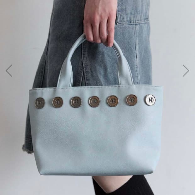 [필인더블랭크] button Bag