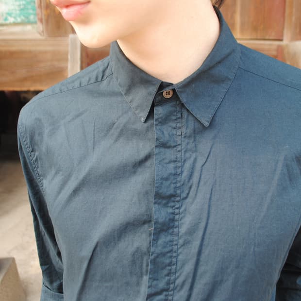 Kris van assche 뒷 절개 셔츠