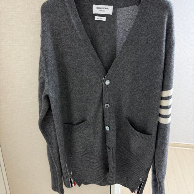 톰브라운 캐시미어 가디건