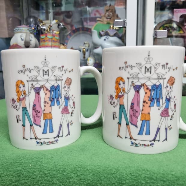 레트로 밀리오레 컵 세트