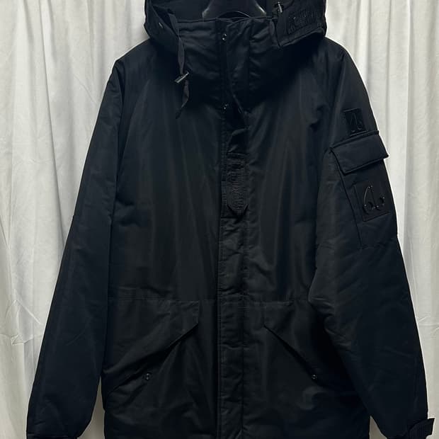 no. 101 무스너클 안감기모 블랙 패딩점퍼 110사이즈