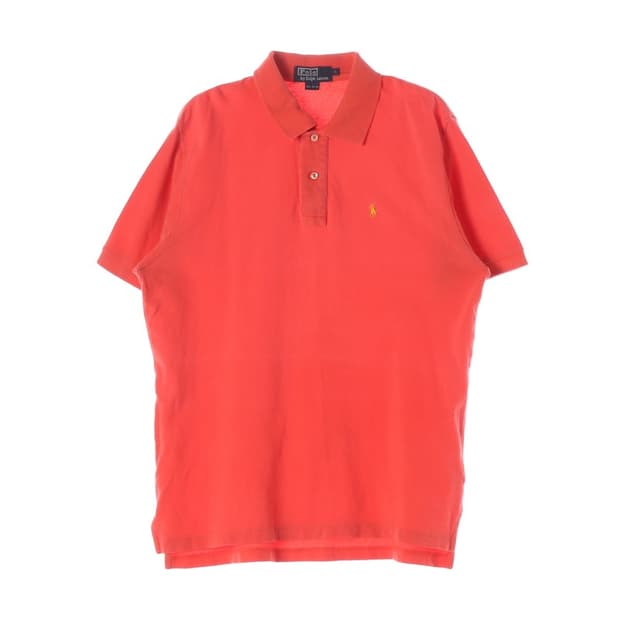 폴로 랄프로렌 레드 피케 반팔 카라티 L