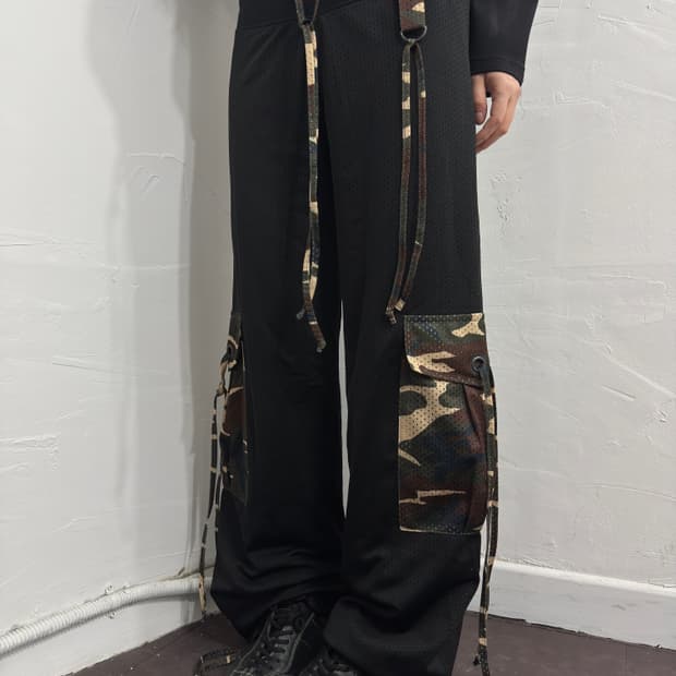 susanagateira camo design pants