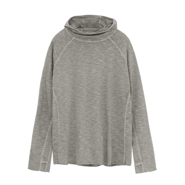 (3) 폴리테루 휴먼인덱스 터틀넥 후디 그레이