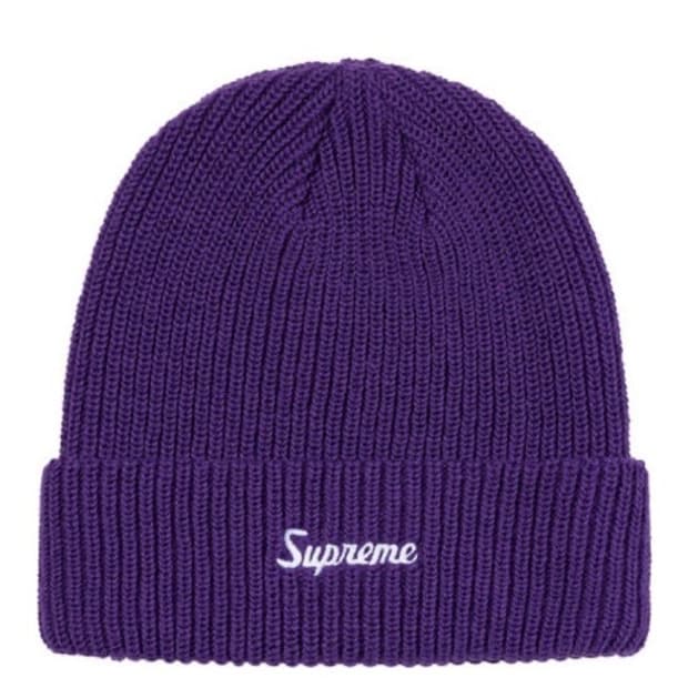 슈프림 비니 퍼플