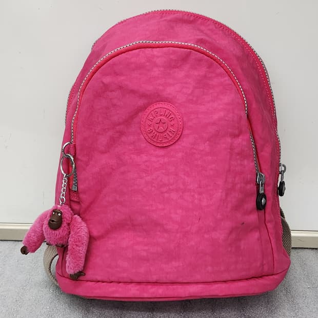 상태 아주 좋은 키플링 핑크색 소형 백팩