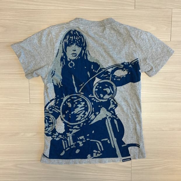 히스테릭글래머 아카이브 바이크걸 티셔츠