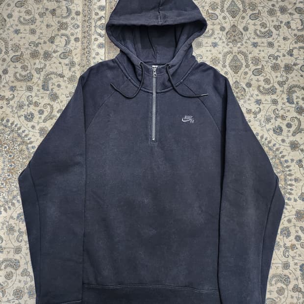 나이키 SB 하프집업 후드 블랙 L