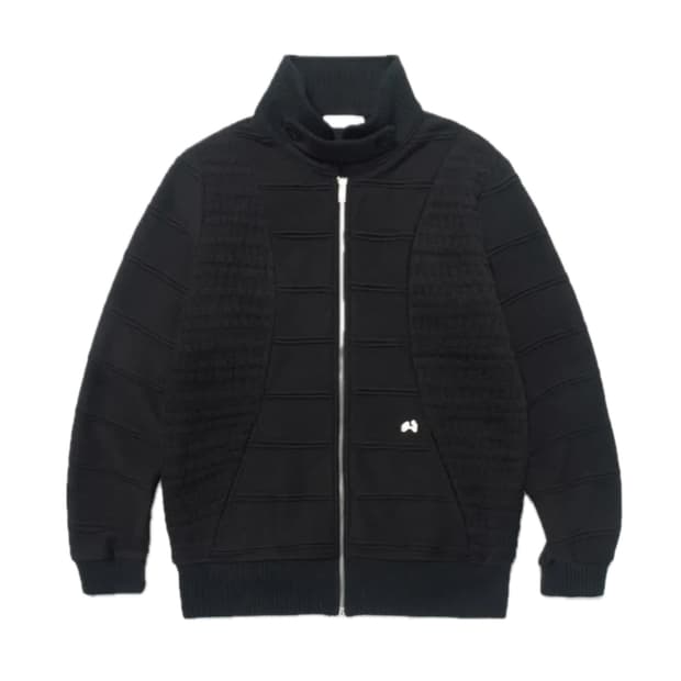 허그유어스킨 플랩 니트 집업 (블랙)