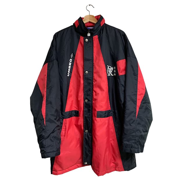 90s 엄브로 UMBRO C.R. 플라멩구 올드스쿨 롱 점퍼 L