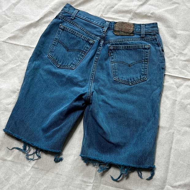 [90's USA] Levi's 오리지널 501 컷오프 데님 쇼츠 (W3