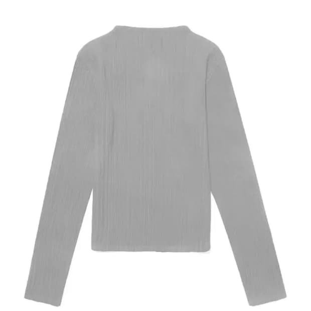 LE17SEPTEMBRE 피아 플리츠 롱슬리브탑 fia pleats