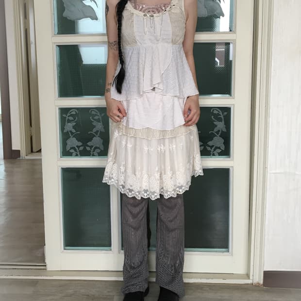 Button patch point sleeveless