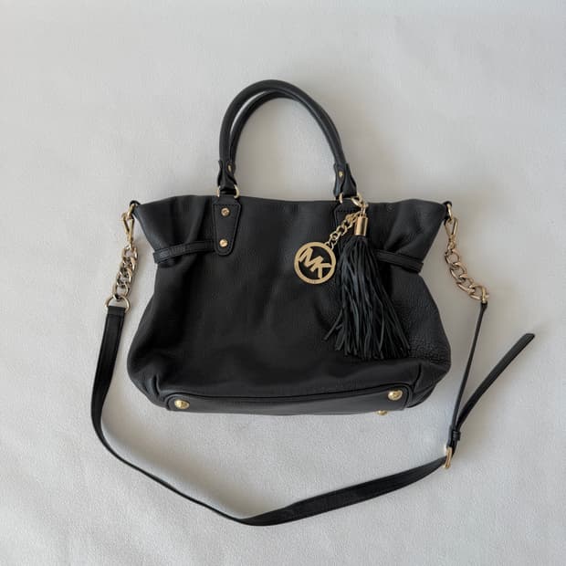 마이클코어스(MICHAEL KORS) 레더 토트백(크로스 가능)