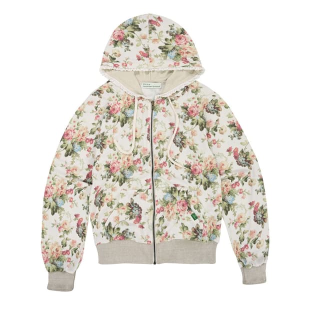 Flower Lace Zip-up _ Ivory
