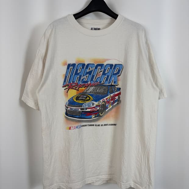 714) NASCAR 레이싱 그래픽 빈티지 반팔티셔츠