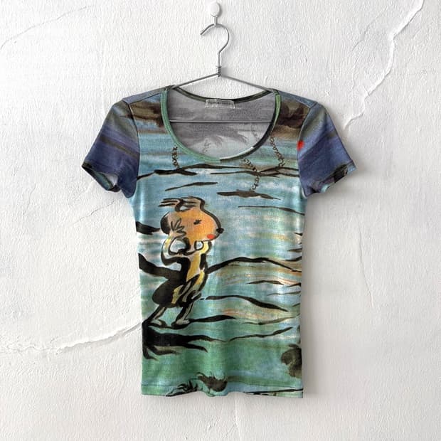TSUMORI CHISATO Animal Graphic Top