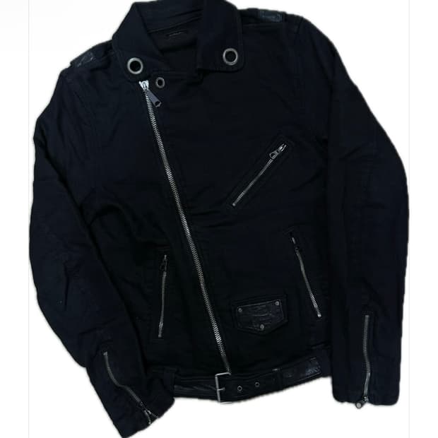 디젤 집업 라이더 자켓