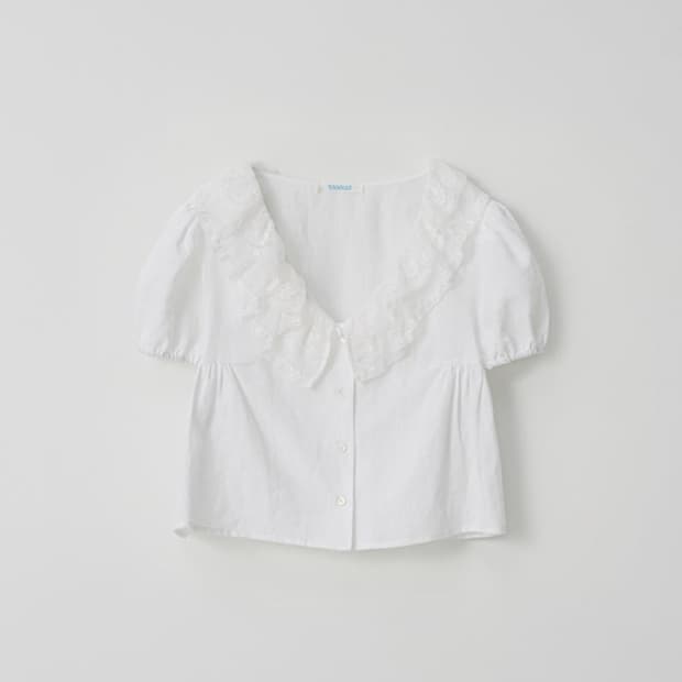 타낫 25ss 프릴 블라우스
