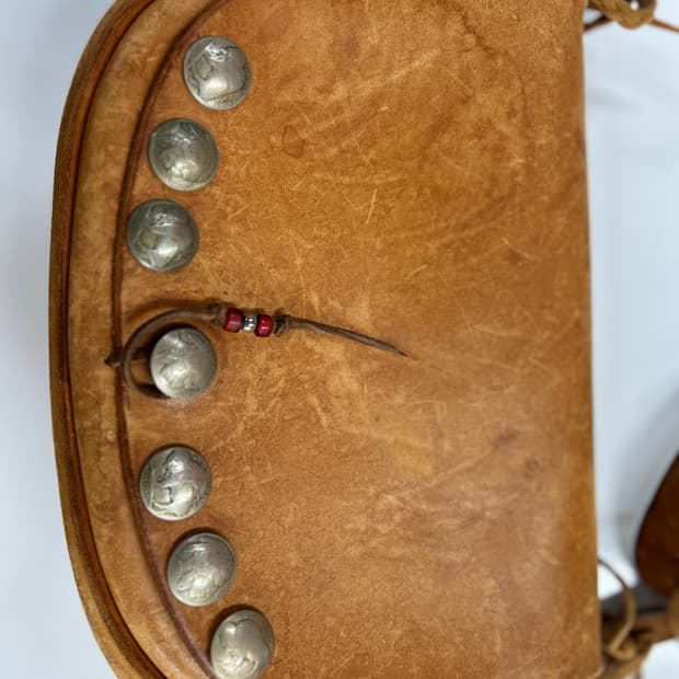 goros 고로스 네츄럴 새들레더 버킷백 7콘초 크로스백