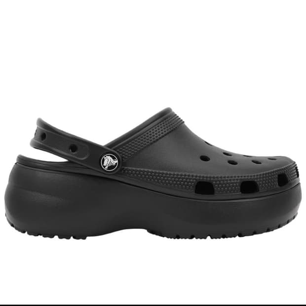 크록스 클래식 플랫폼 클로그 블랙