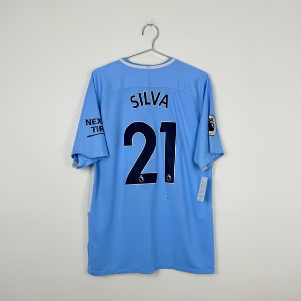 17-18 맨시티 홈 다비드 실바 유니폼