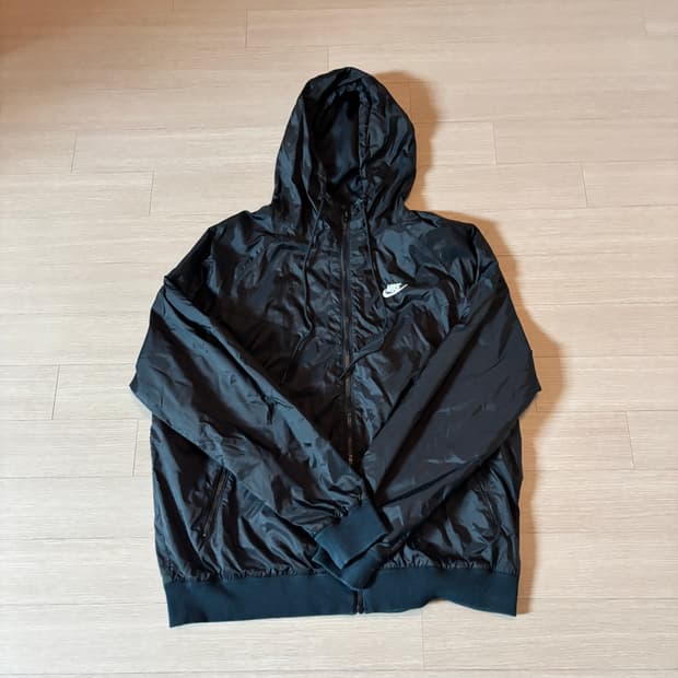 나이키 윈드러너 바람막이 XL 블랙