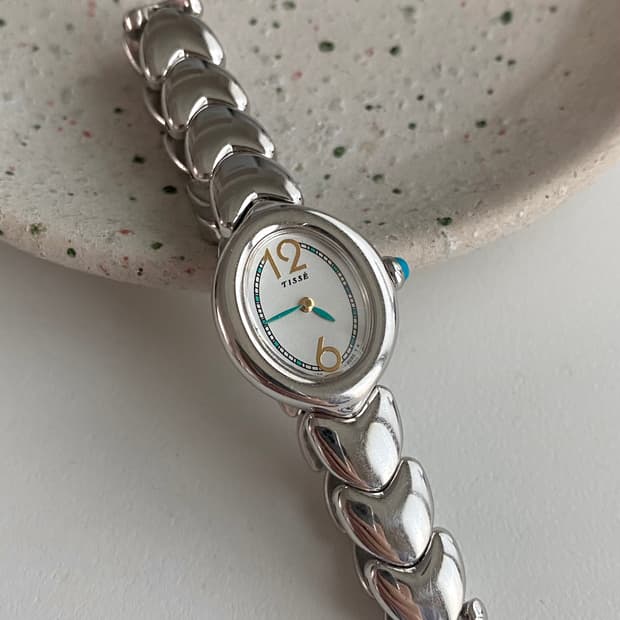 Seiko 세이코 tisse 티세 오벌 하트 체인 쿼츠 