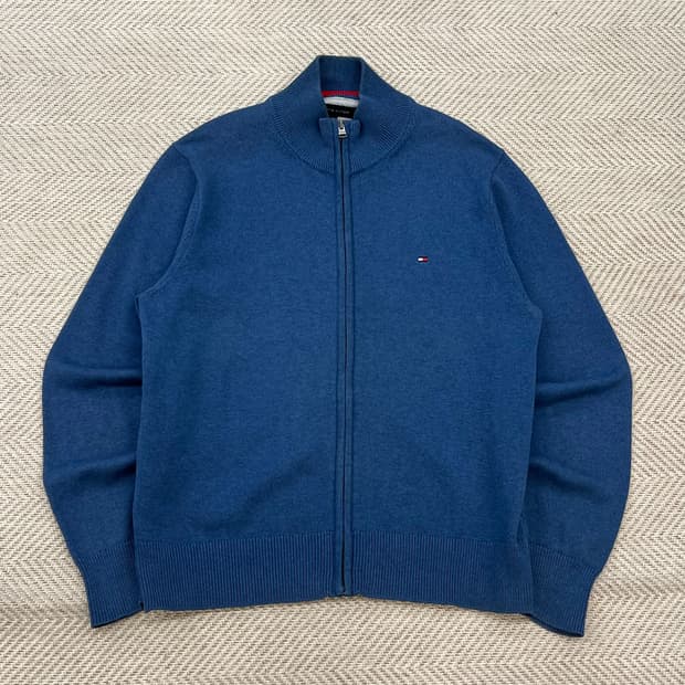 타미힐피거 하이넥 니트 집업 r3282