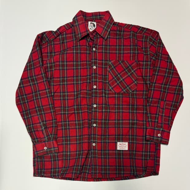 맥코이 빈티지 프란넬 웨스턴 체크 셔츠 XL