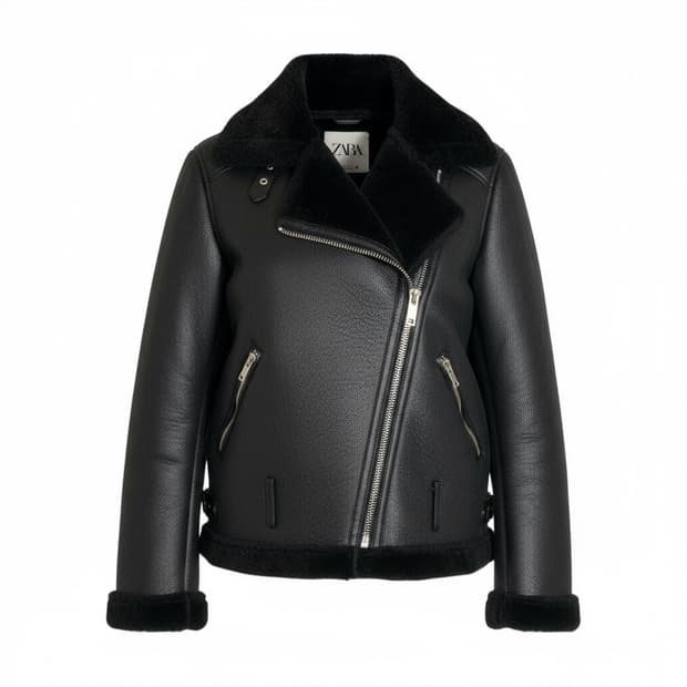 자라 무스탕 점퍼 L