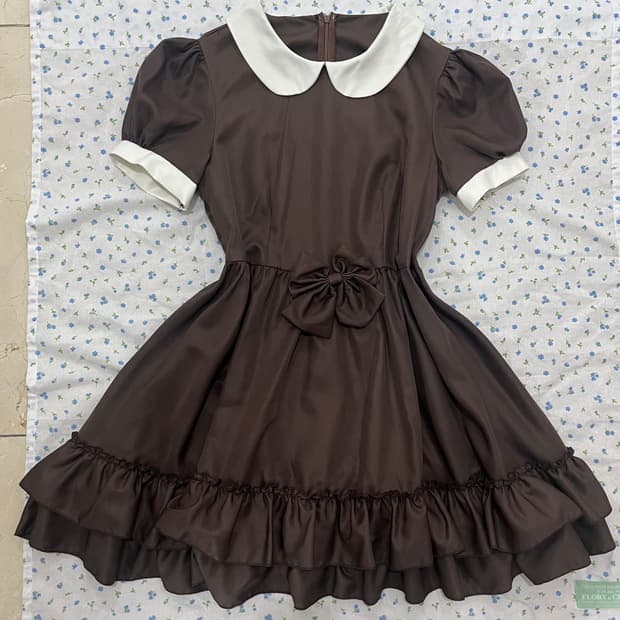 빈티지 라떼갸루 히메갸루 리본 공주 원피스 리즈리사 엑시즈팜핀터진리stc