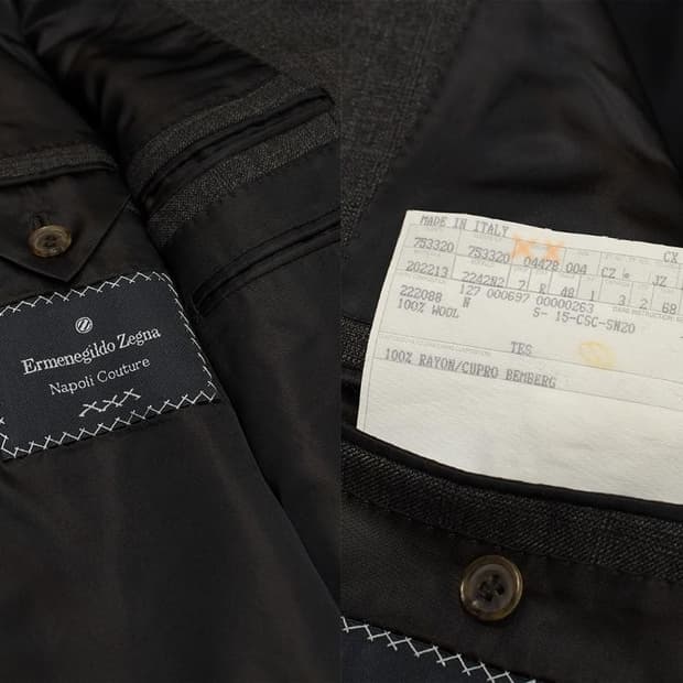 에르메네질도 제냐 꾸뛰르 트위드 셋업 48