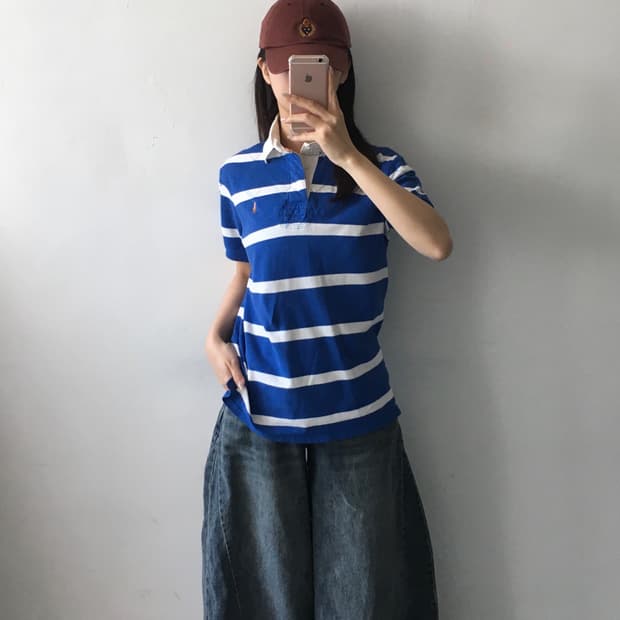 폴로 랄프로렌 스트라이프 피케티