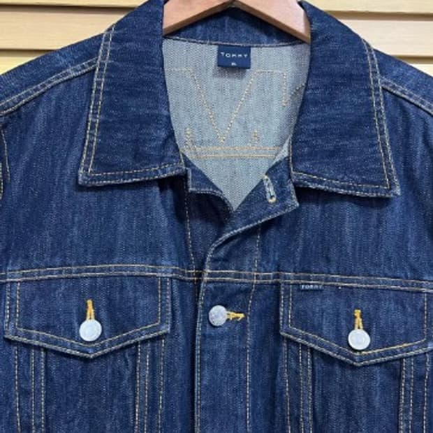 일본수입 타미 남성 진청데님자켓 청자켓 XL