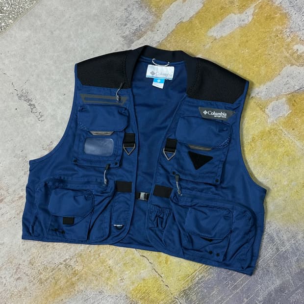 콜롬비아 PFG 피싱 베스트 조끼 L