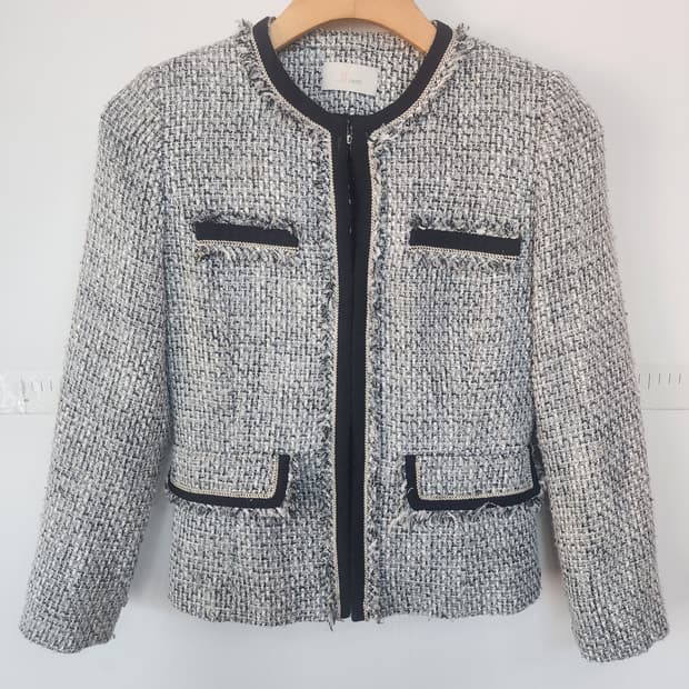 지고트 트위드 자켓
