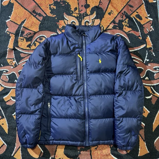 폴로 랄프로렌 퍼프 다운 패딩 네이비