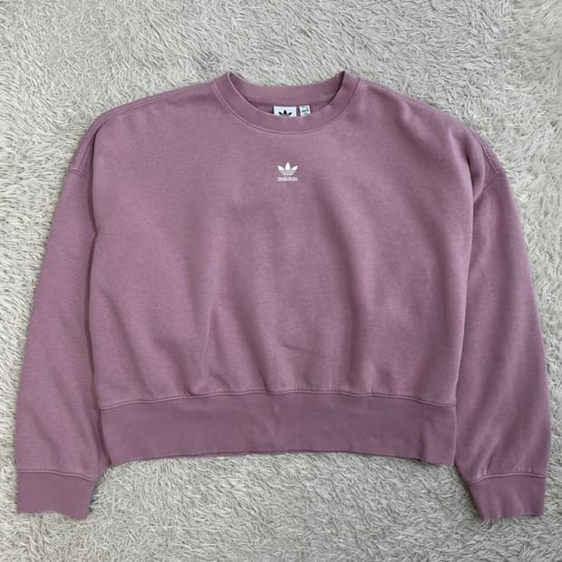 아디다스 크롭 맨투맨/#2987