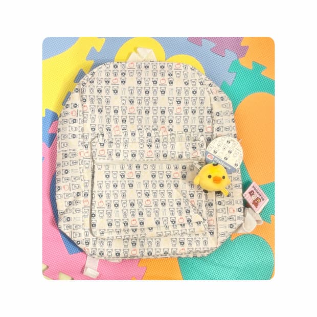 2017년 리락쿠마 프린팅 백팩 🐣