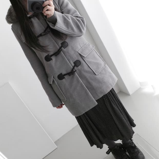 egoist) fur duffle coat